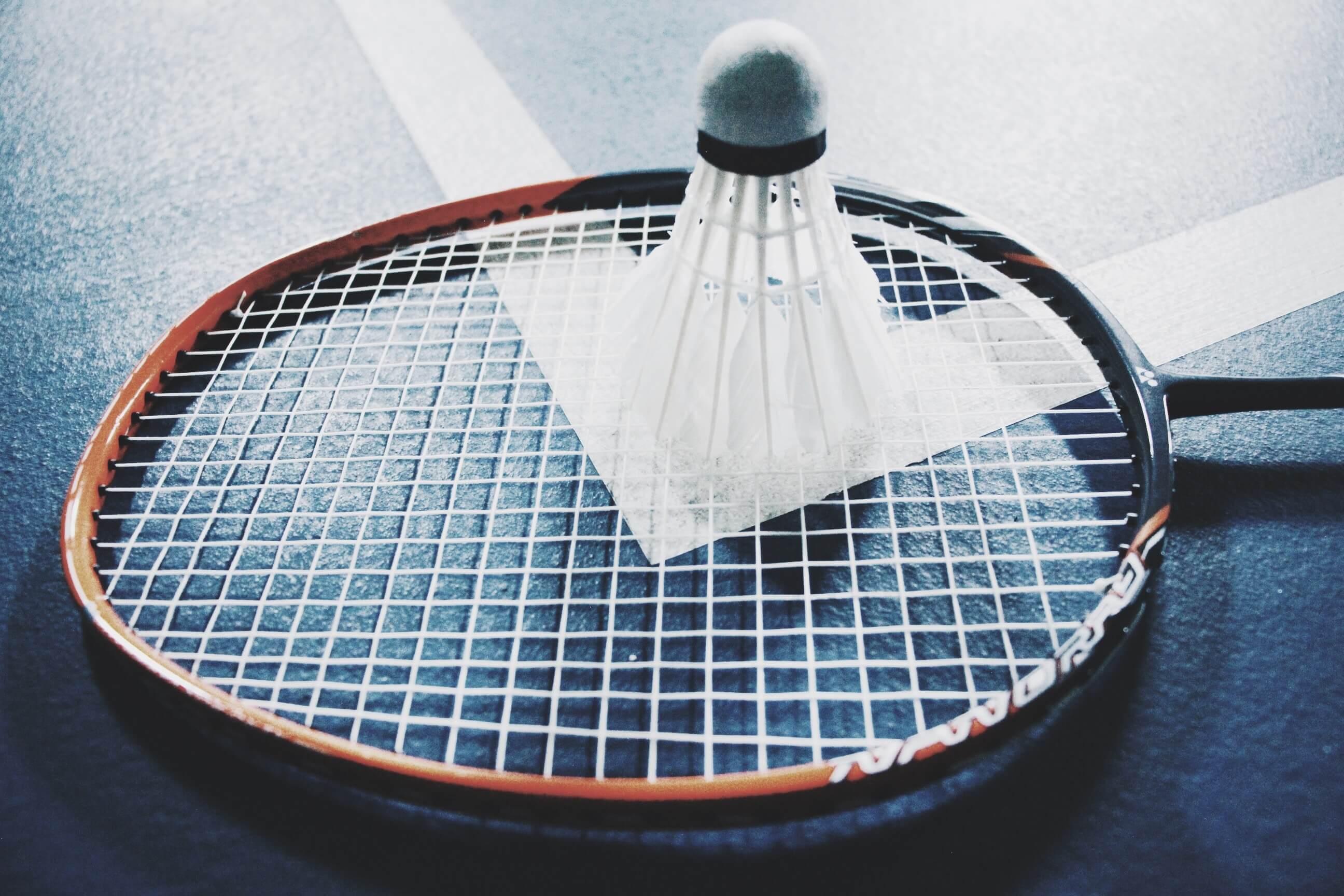 Image raquette de badminton et volant